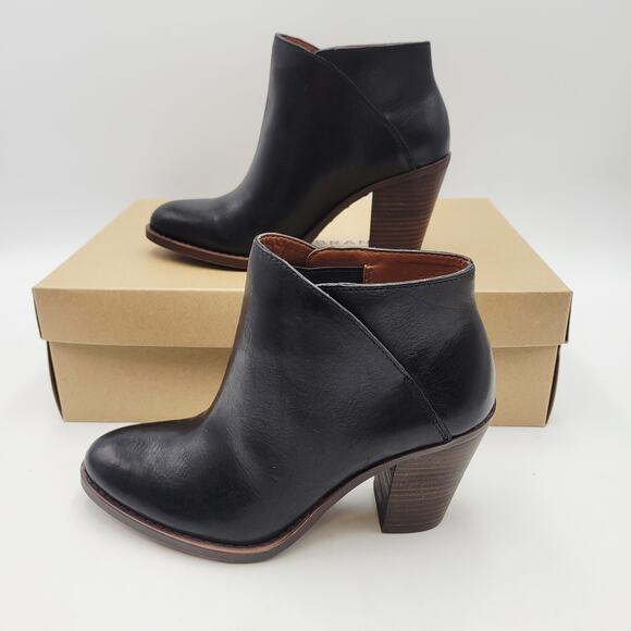 Lucky Brand Eesa Block Heel Booties Women’s Black Sz 6M - Picture 4 of 10